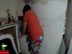 Fucking between grease, stove and shit CRI080