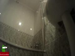 Sex in the shower with horny fat woman CRI210