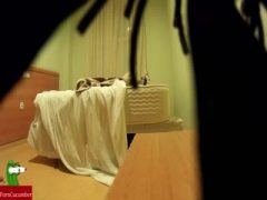 Spy camera filming fucking between a couple on a bed CRI190